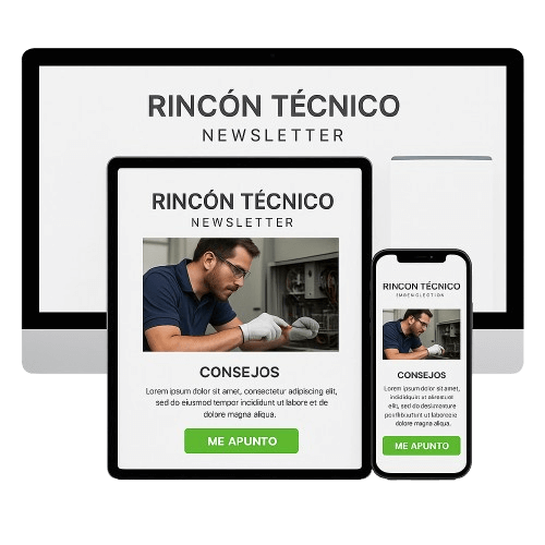 Mockup de newsletter