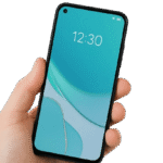 Mano con un móvil Android